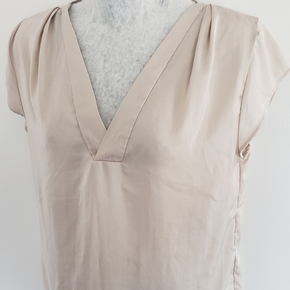 H&M blouse blush short sleeve - Picture 3 of 6